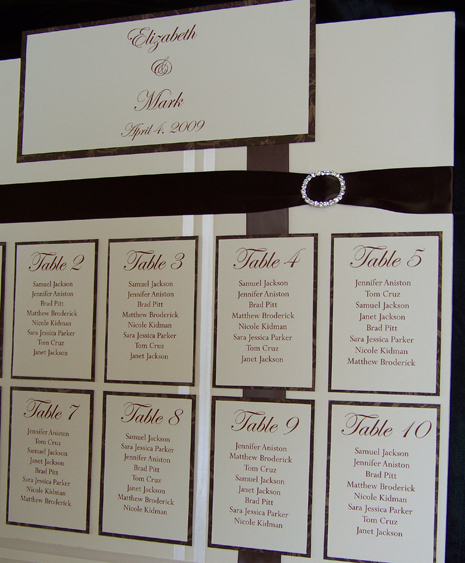 seating charts for weddings to match your oneofakind custom wedding 